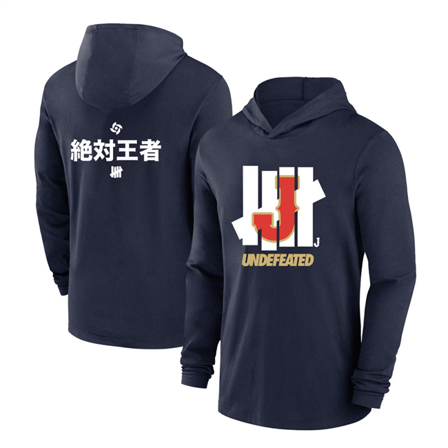 Men's Japan Baseball Navy 2026 World Baseball Classic Club Hoodie